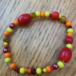 Beaded handmade bracelet - Browns