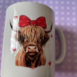 Highland cow mug
