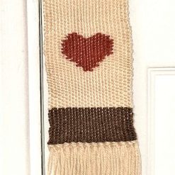Handwoven Heart Door Hanger