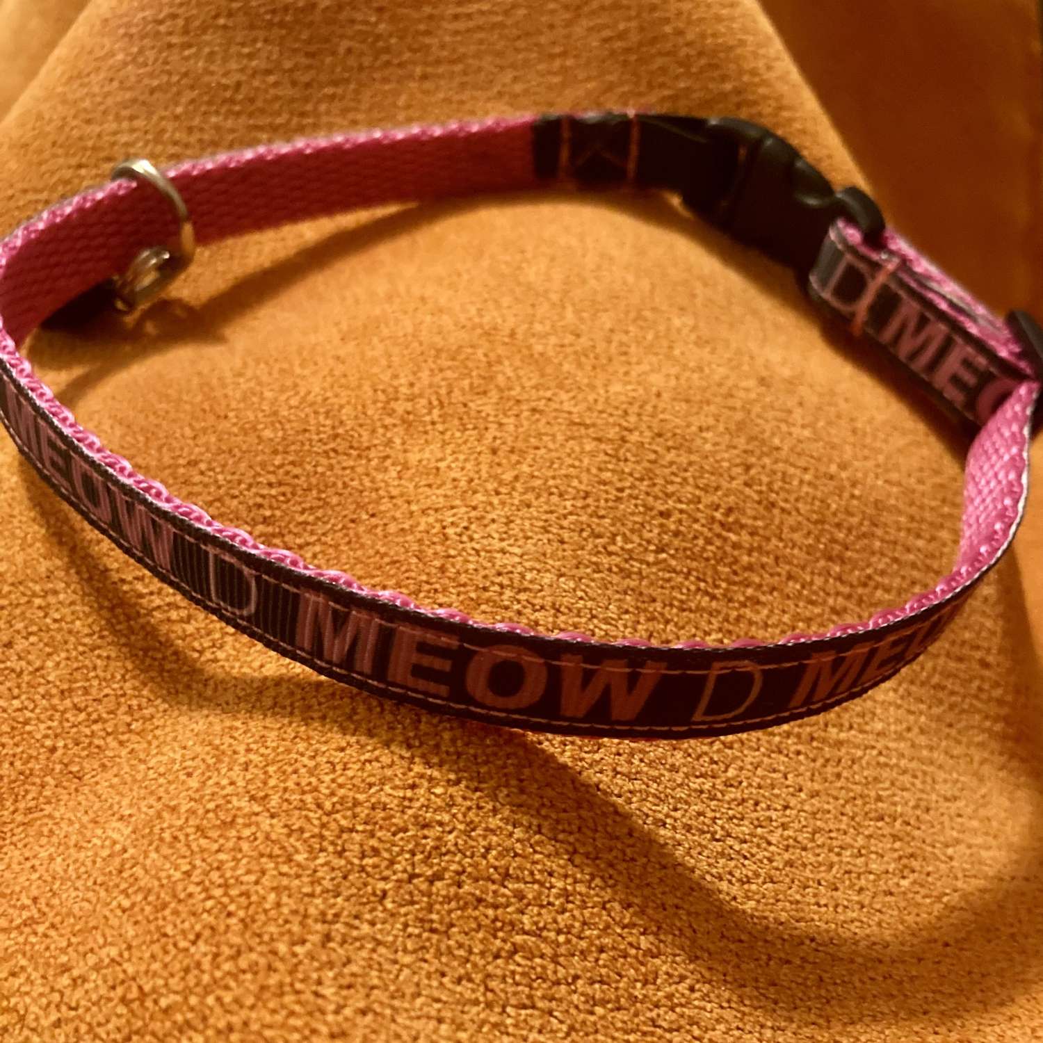 Purple spotty cat collar Purple spotty cat collar