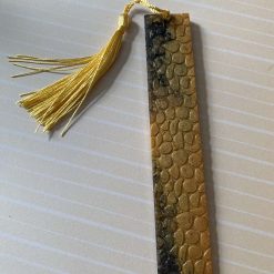 Black and gold bookmark