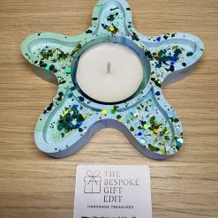 Celestial Moon & Stars Embossed Pillar Candle