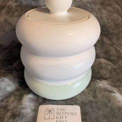 Red Resin Faceted Gift‑Bag/Vase Trinket Holder