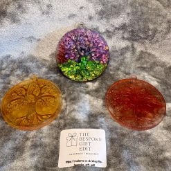 Red Resin Faceted Gift‑Bag/Vase Trinket Holder