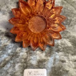 Red Resin Faceted Gift‑Bag/Vase Trinket Holder