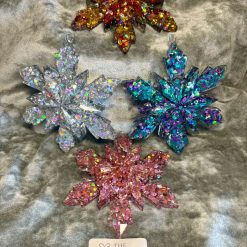 Red Resin Faceted Gift‑Bag/Vase Trinket Holder