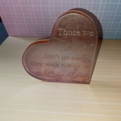 Handmade resin heart