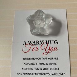 Handmade resin pocket hug flower