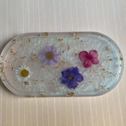 Handmade resin tray