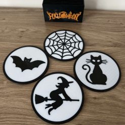 Halloween Coasters -  - Plus Holder 3D Printed