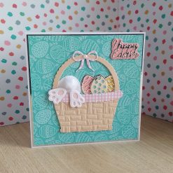 Easter Card - Bunnies & Easter Eggs