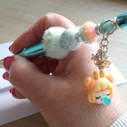 Beaded Pen - #4 Bubblegum Gal 1