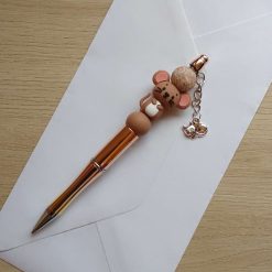 Beaded Pen - #6 Cat & Mouse