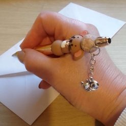 Beaded Pen - #6 Cat & Mouse 1