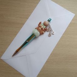 Beaded Pen - #6 Cat & Mouse