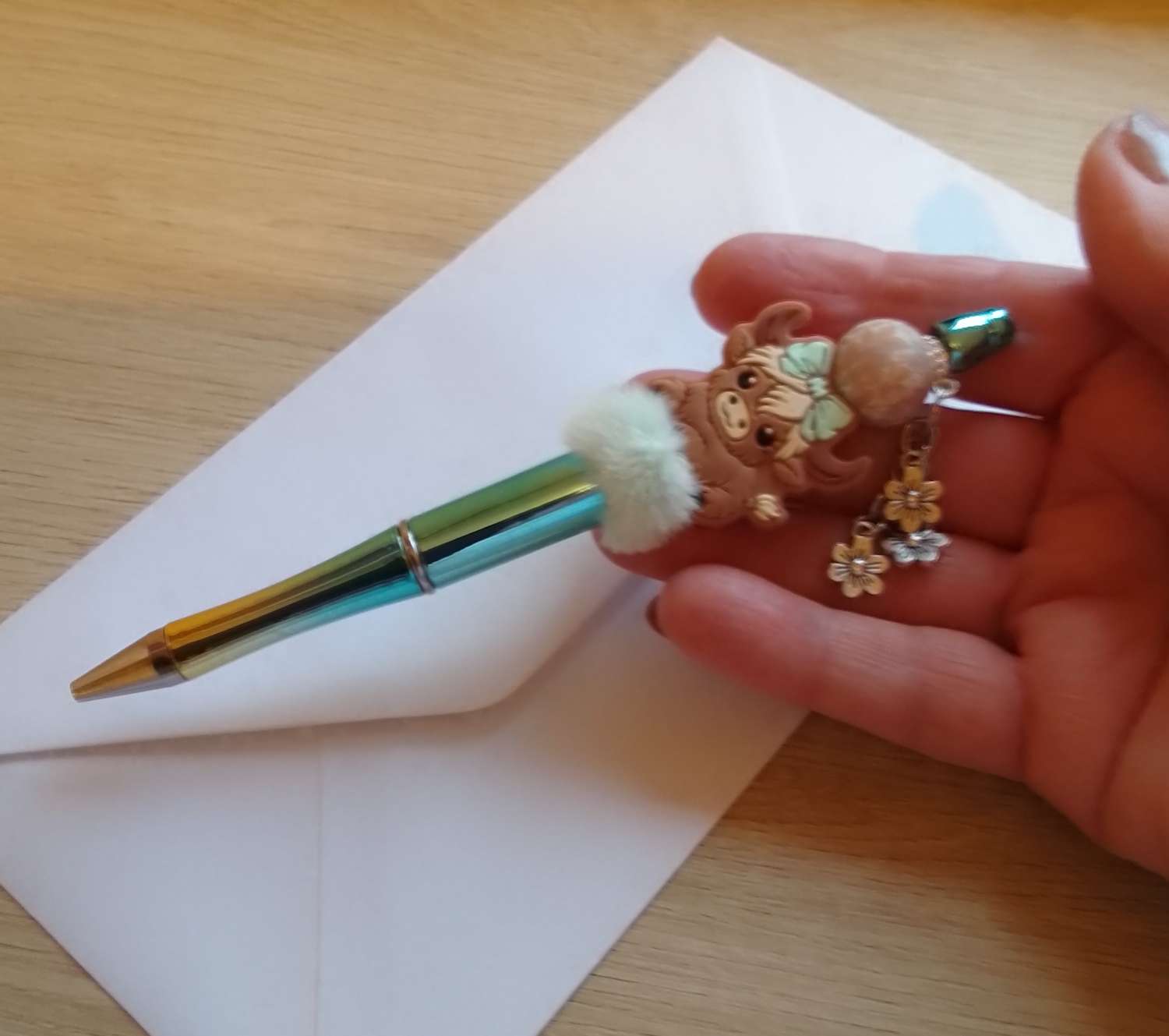 Beaded Pen - #6 Cat & Mouse Beaded Pen - #6 Cat & Mouse
