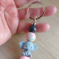 Beaded Keychain - #2 Ellie 2 Beaded Keychain - #2 Ellie 6