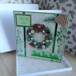 Christmas Card - Large 8x8" & Box - Deck The Halls