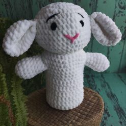Crochet Hand Puppet Lamb 7