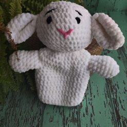 Crochet Hand Puppet Lamb 6