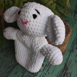 Crochet Hand Puppet Lamb 5