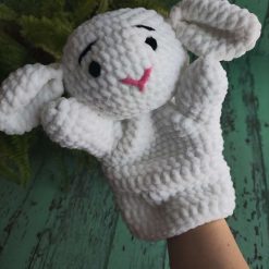 Crochet Hand Puppet Lamb