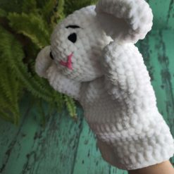 Crochet Hand Puppet Lamb 3