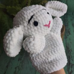 Crochet Hand Puppet Lamb 2