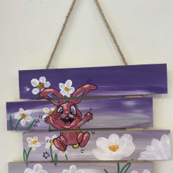 Hand painted wooden plaque
