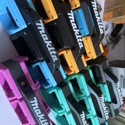 Battery holder caddy storage unit