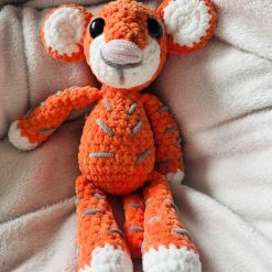 Crochet Dog : Handmade Chenille Velvet Plush Toy
