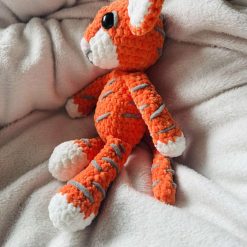 Crochet Baby Tiger Cub Toy : Handmade Chenille Velvet Plush Toy 4 Crochet Baby Tiger Cub Toy : Handmade Chenille Velvet Plush Toy 4
