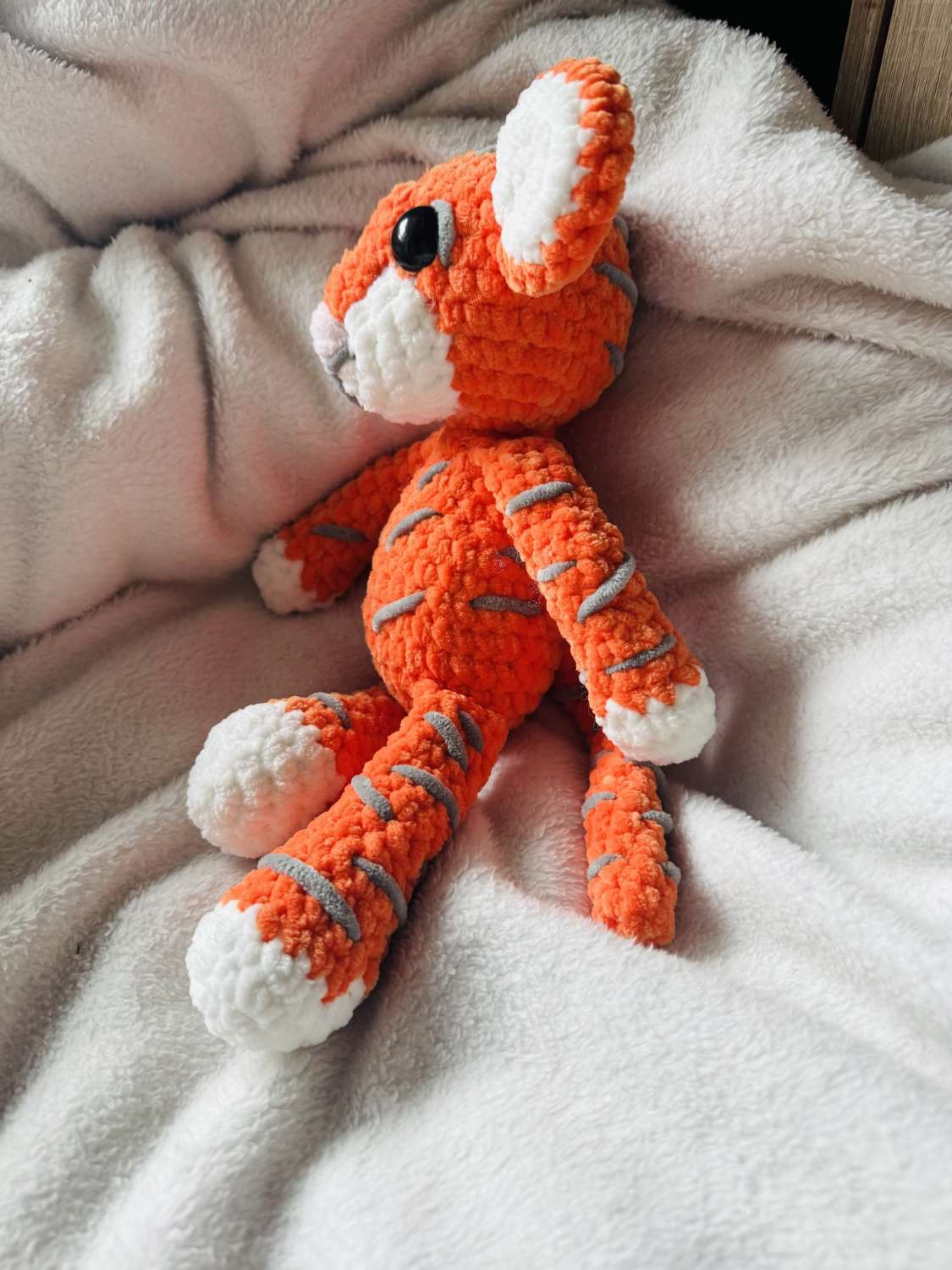 Crochet Dog : Handmade Chenille Velvet Plush Toy Crochet Dog : Handmade Chenille Velvet Plush Toy