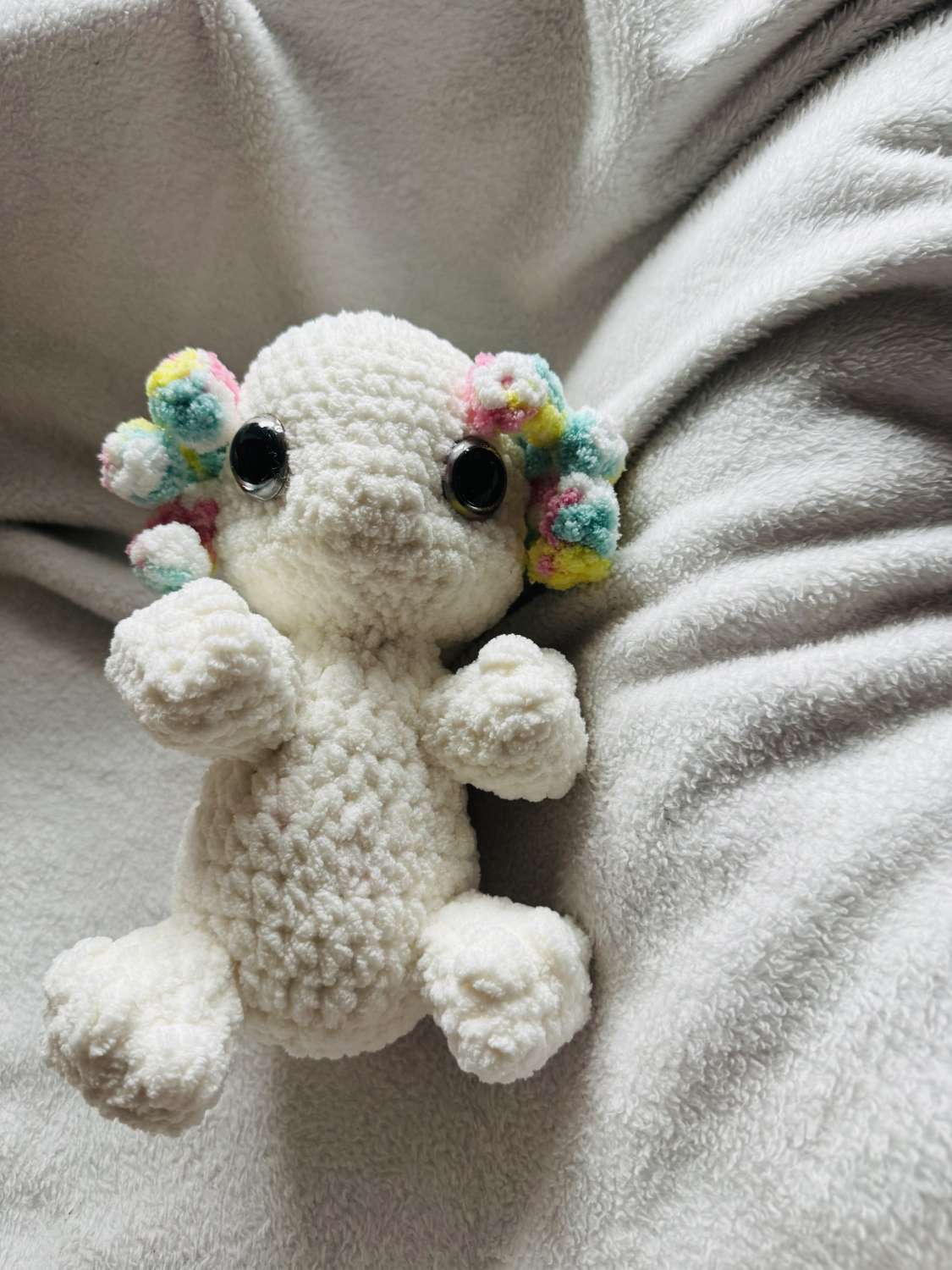 Crochet Dog : Handmade Chenille Velvet Plush Toy Crochet Dog : Handmade Chenille Velvet Plush Toy