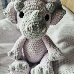 Crochet Dog : Handmade Chenille Velvet Plush Toy