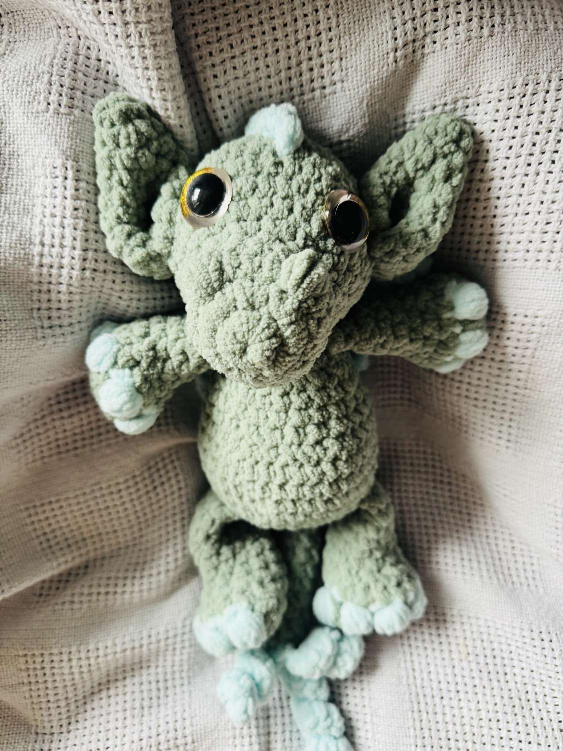 Crochet Dog : Handmade Chenille Velvet Plush Toy Crochet Dog : Handmade Chenille Velvet Plush Toy
