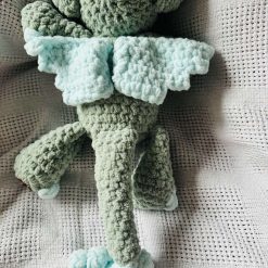 Crochet Yoda Dragon : Handmade Chenille Velvet Plush Toy 2 Crochet Yoda Dragon : Handmade Chenille Velvet Plush Toy 2