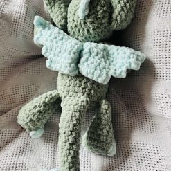 Crochet Yoda Dragon : Handmade Chenille Velvet Plush Toy 6 Crochet Yoda Dragon : Handmade Chenille Velvet Plush Toy 6