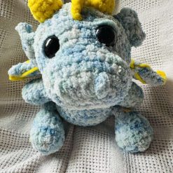 Crochet Dog : Handmade Chenille Velvet Plush Toy