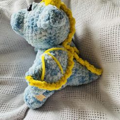 Crochet Dragon: Handmade Chenille Velvet Plush Toy 3 Crochet Dragon: Handmade Chenille Velvet Plush Toy 3