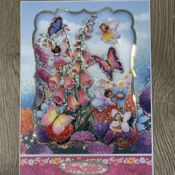 Fairy birthday card green