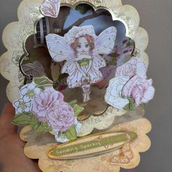 Fairy birthday card green