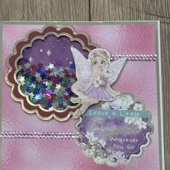 Fairy birthday card green