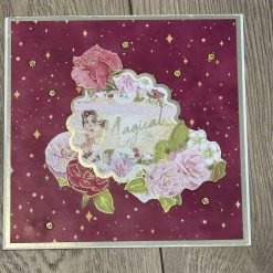 Fairy birthday card green