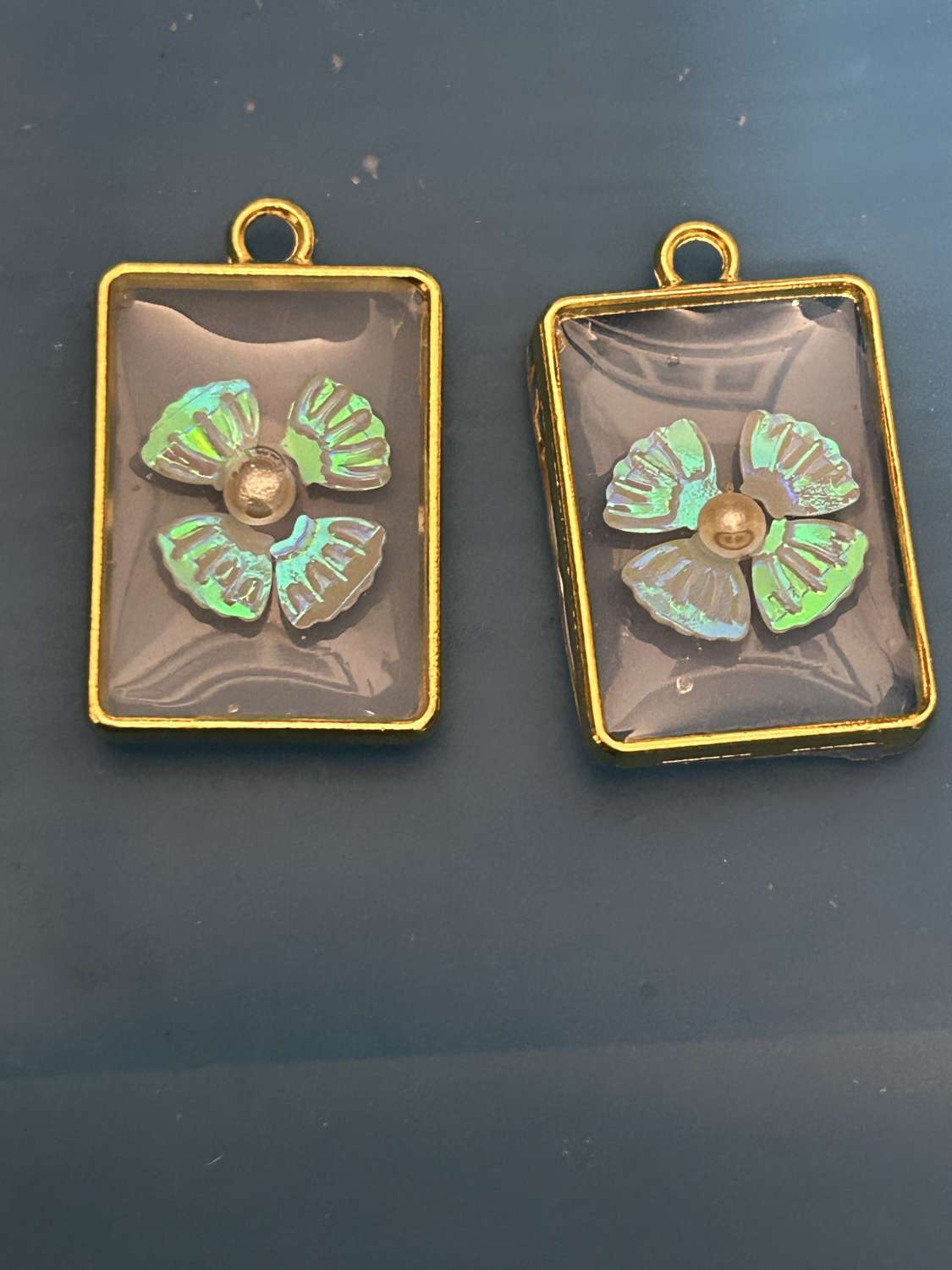 Hand Made Resin Earrings Hand Made Resin Earrings