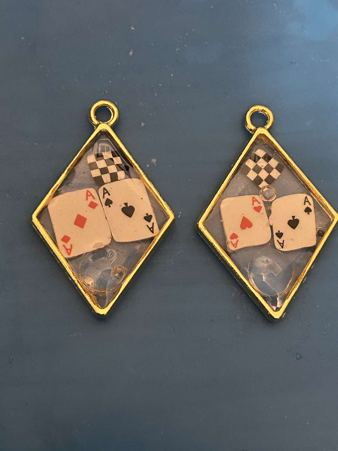 Hand Made Resin Earrings Hand Made Resin Earrings
