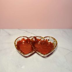 Double Heart tray