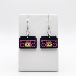 Retro Tape Blaster Earrings