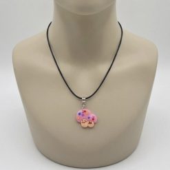 Colour Mushroom Pair Necklace