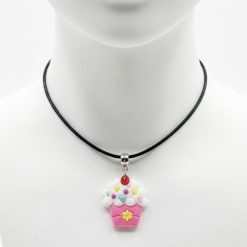 Cupcake With Star Necklace
